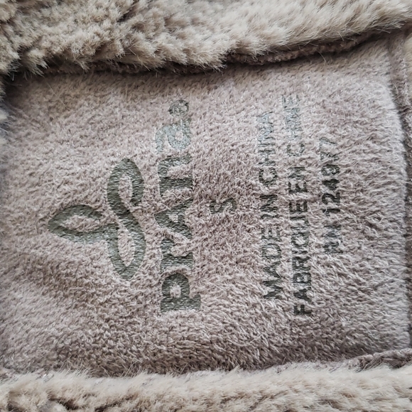 prAna Lilith Earth Gray Suede/Fur Coat Jacket Small - Picture 6 of 7